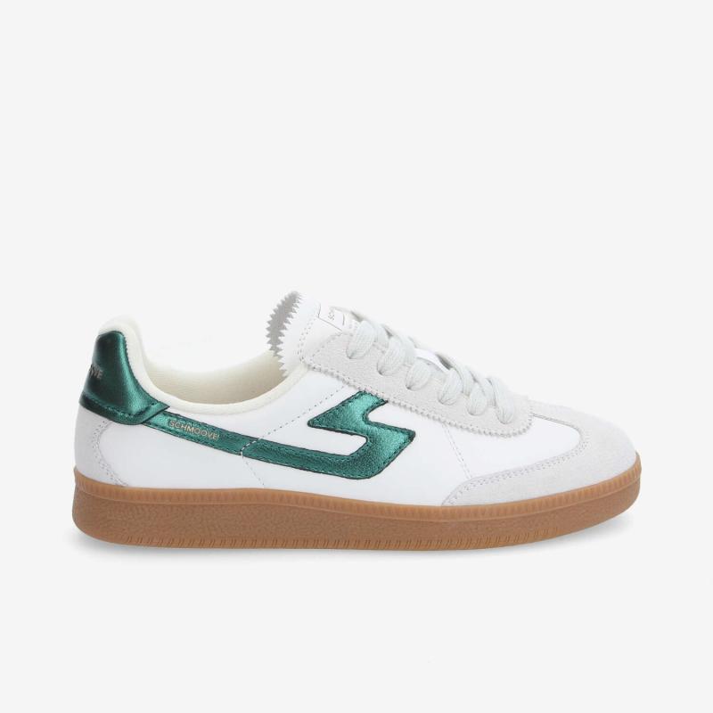 SHEFFIELD JOGGER W - NAP/SUEDE/METAL - BLANC/VERT
